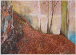 Spätherbst am Wurlsee I, 50 x 70 cm 