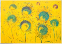 18 - Sonnenblumenfeld, 50 x 70